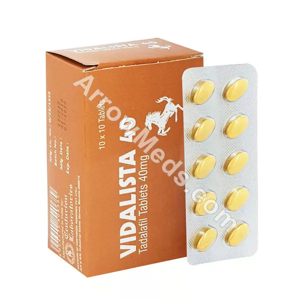 Vidalista 40 mg Uses, Dosage & Benefits | ED Treatment