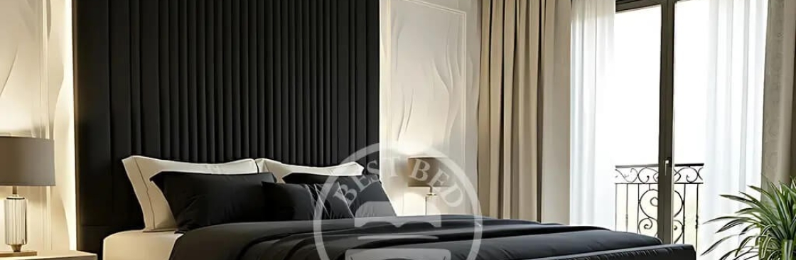 Tall Headboard Bed Cover Image